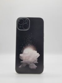 Coque iPhone13 Fantaisie Rose blanche Fleurs